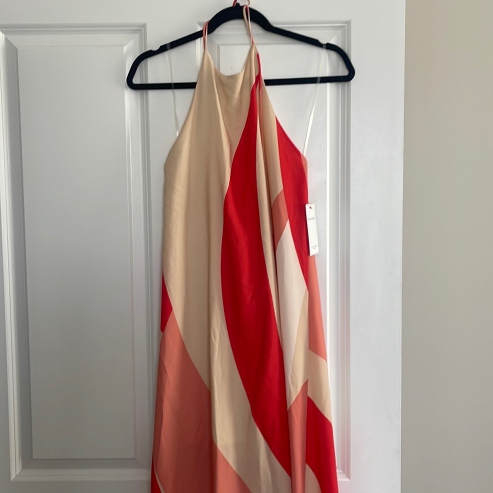 NWT Halter Shift Maxi Dress